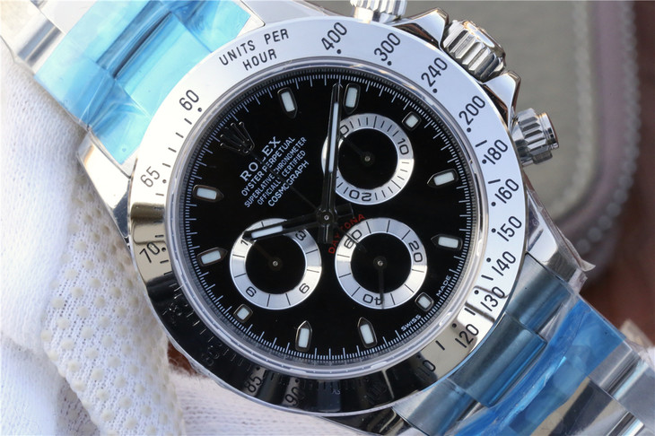 Replica Rolex Daytona Black Dial