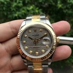 Replica-Rolex-41mm-Datejust-Rolex-Pattern-Dial